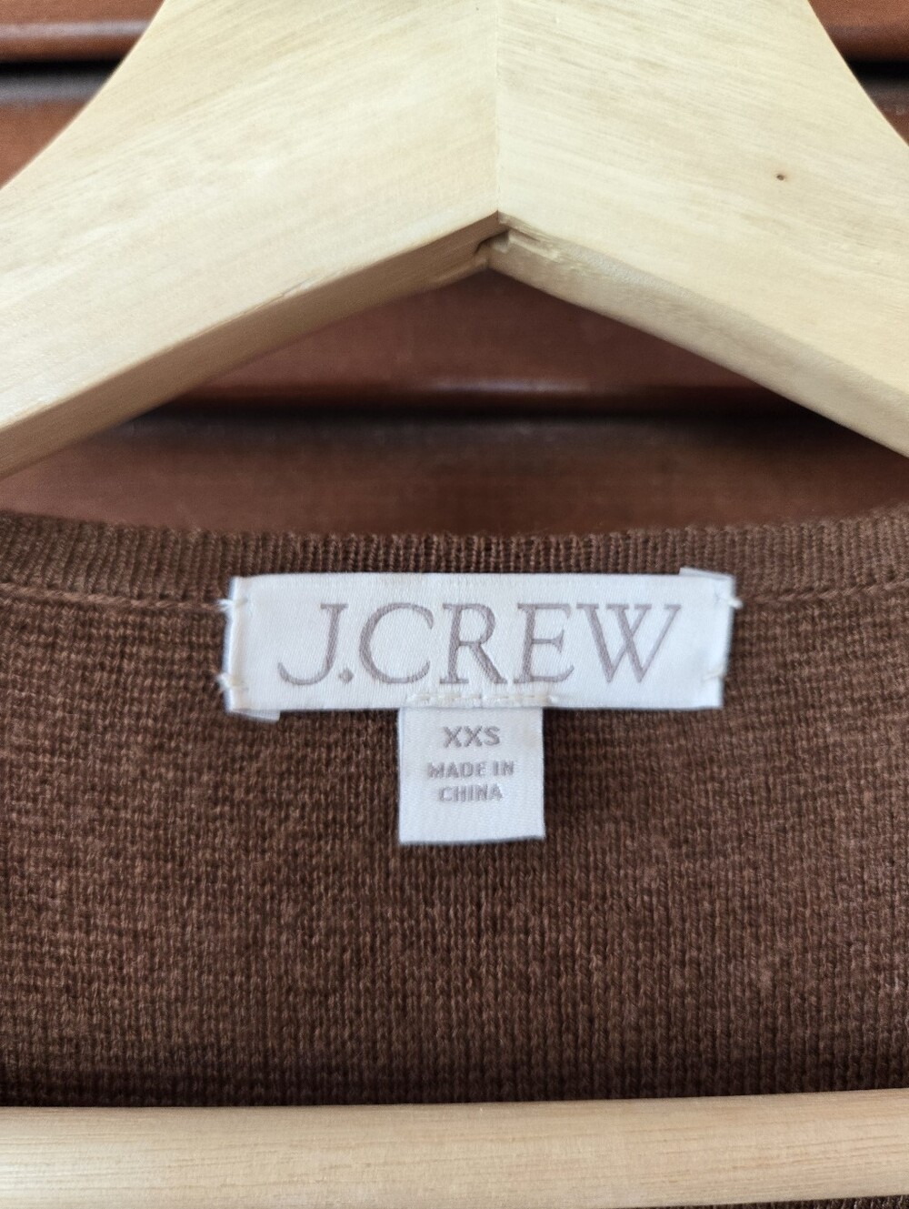 J.Crew Giselle Long Sweater-Blazer Walnut Brown, Gold Buttons, Size XXS - Picture 3 of 10